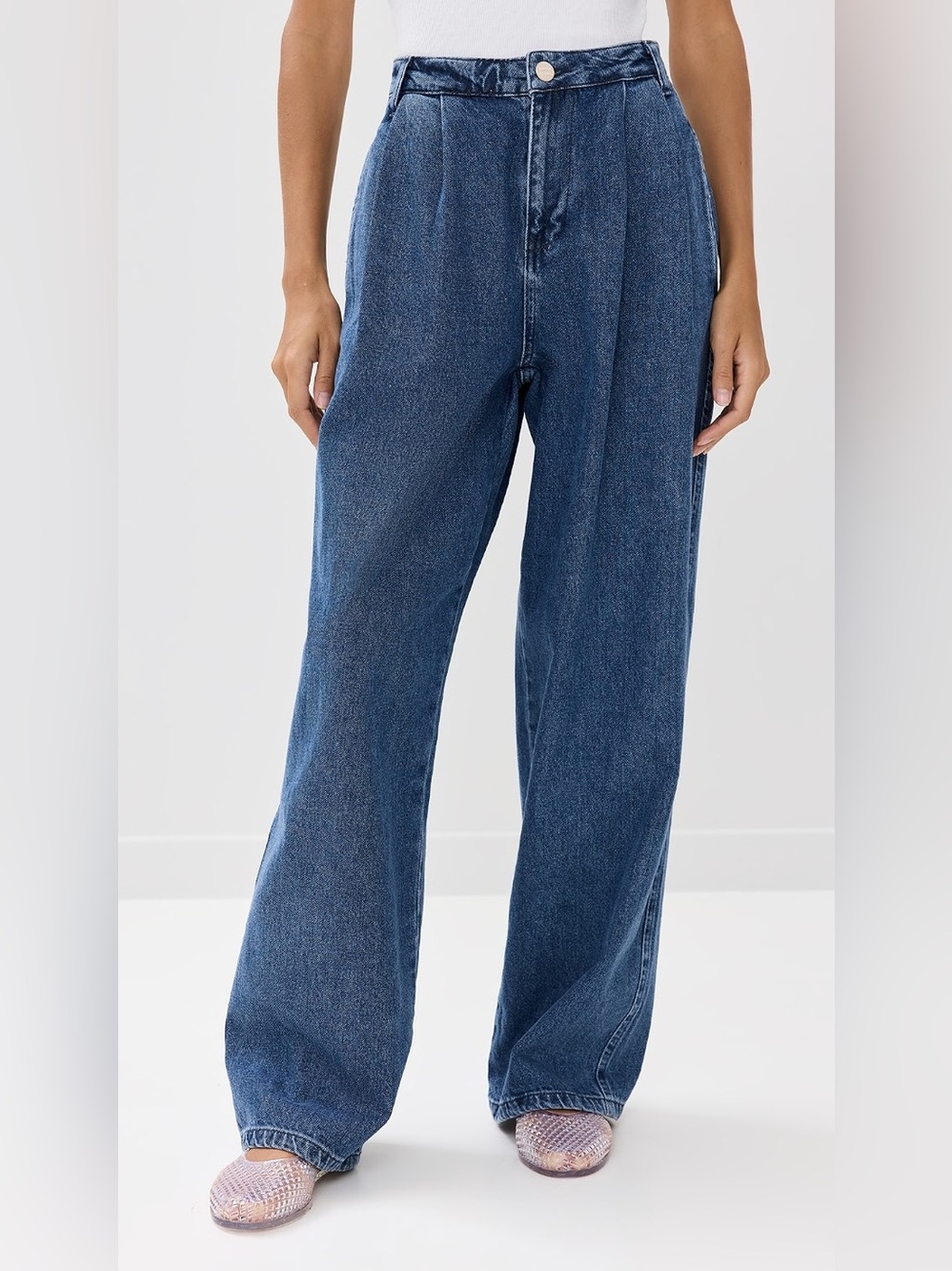 Damson Madder Sailor Jeans Wide leg NWT cotton denim UK designer classic